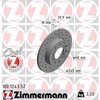Zimmermann Brake Disc - Sport/Coated, 100124352 100124352